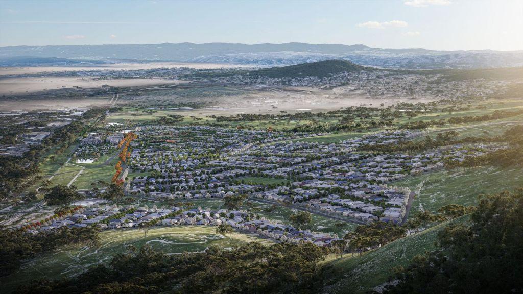 The new suburb of South Jerrabomberra near Canberra