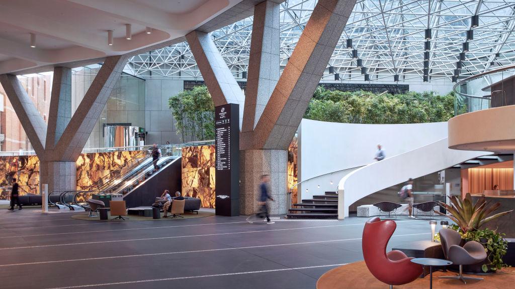 The lobby at Grosvenor Place