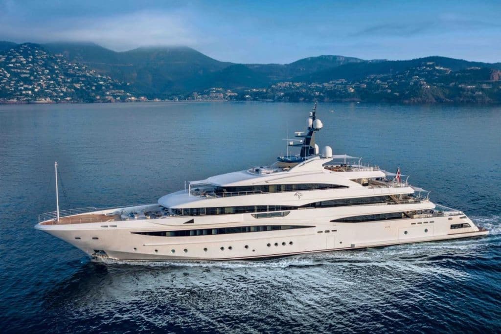 Blundy's superyacht